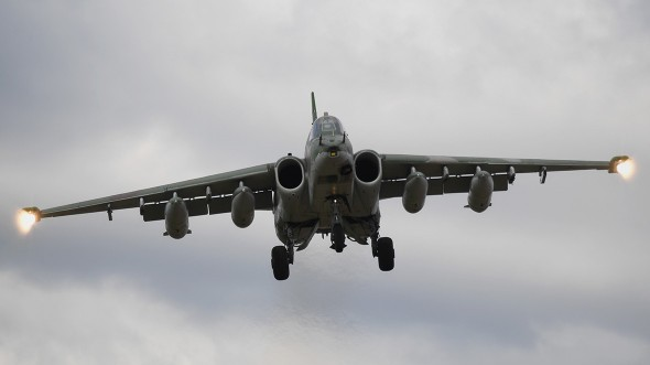 Rusiyanın "Su-25" təyyarəsi qəzaya uğradı: Ölən var
