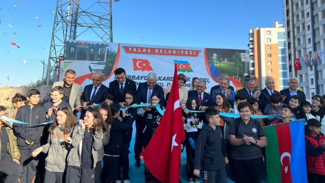Kayseridə Azərbaycan Qardaşlıq Parkı açıldı
