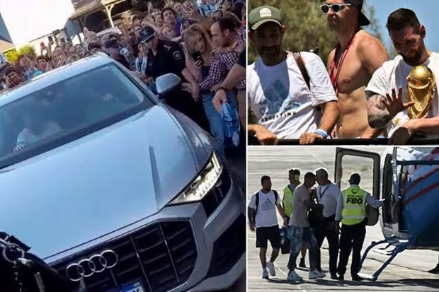 Messi Argentinadakı evinə yalnız polisin köməyi ilə daxil ola bildi