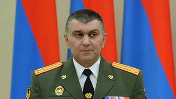 Ermənistanda general saxlanıldı