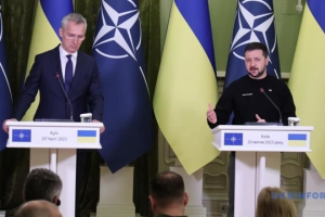 NATO Baş katibi Kiyevdə Zelenski ilə görüşdü - YENİLƏNİB